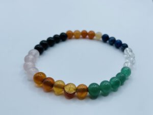 7 Chakra Armband (6 mm kralen)