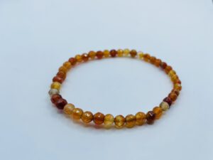 Agaat Oranje Armband Facet (4 mm)