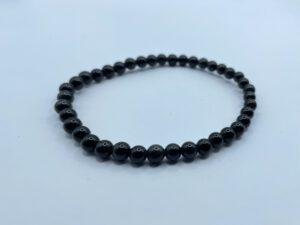 Obsidiaan Regenboog Armband (4 mm kralen)