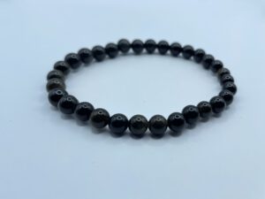 Obsidiaan Regenboog Armband (6 mm kralen)