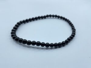 Onyx Armband (4 mm kralen)