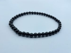 Toermalijn Zwart Armband (4 mm kralen)