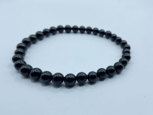 Toermalijn Zwart Armband (6 mm kralen)