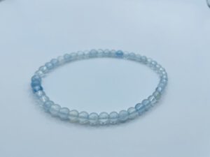 Aquamarijn Armband (4 mm kralen)