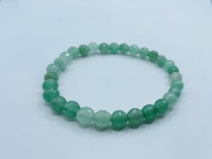 Aventurijn groen Armband Facet (6 mm kralen)