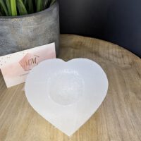 Seleniet Waxinelichthouder – Hart ±9 cm