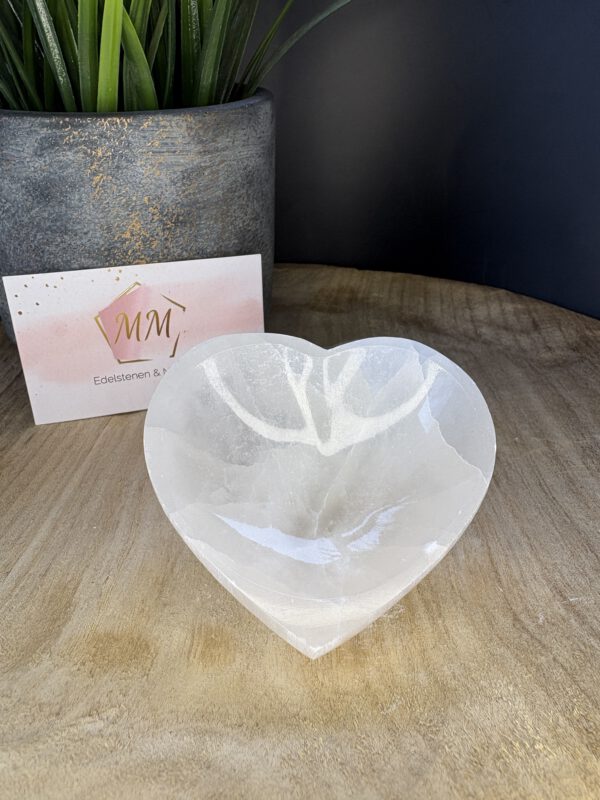Seleniet Hart-Schaal – 7 x 8,5 cm