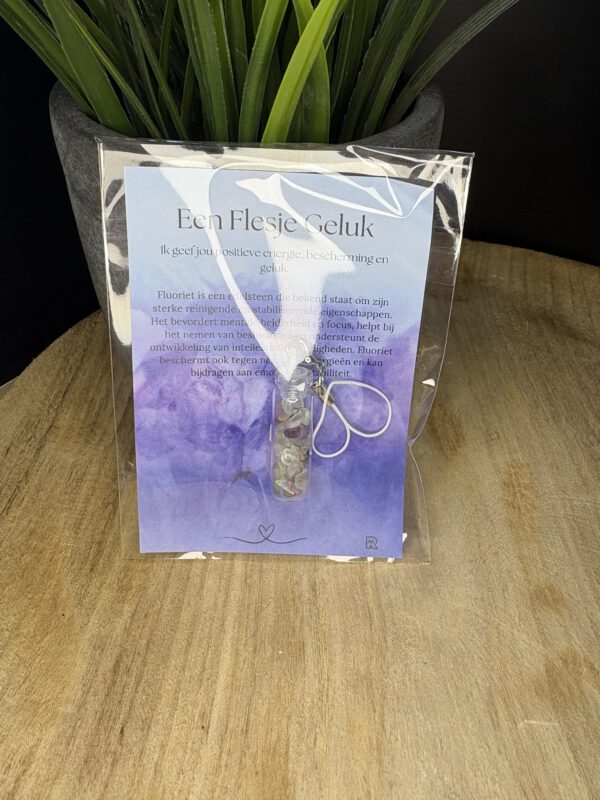 Flesje Geluk met Toermalijn